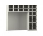 Flexeo Bettzeugschrank für Liegen, 22 Fächer, H x B: 190 x 226 cm  (Zoom)