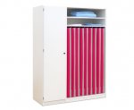 Flexeo Liegepolsterschrank fr 9 Liegepolster, 7 breite Fcher