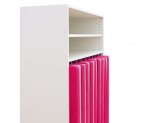 Flexeo Liegepolsterschrank für 9 Liegepolster, 7 breite Fächer  (Zoom)