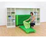 Flexeo Bettzeugschrank fr Liegen, 20 Fcher, H x B: 143,9 x 288,2 cm