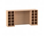 Flexeo Bettzeugschrank für Liegen, 20 Fächer, H x B: 143,9 x 288,2 cm  (Zoom)