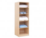 Flexeo Groes Bettzeug-Regal, 5 Fcher