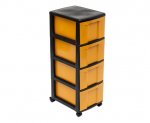 Betzold Rollcontainer, 4 große Boxen aus treeNside-Material  (Zoom)
