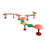 Conen 3er Set, Bank mit 5 Sitzen