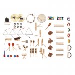 Conen Musikinstrumentensatz, aus 68 Instrumenten