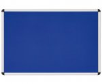 Betzold Textiltafel blau, mit Alurahmen