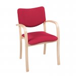 Conen Stuhl Ingrid, mit Sitz-/Rckenpolster und Armlehne