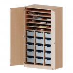 Conen Bastelschrank, 5 Ordnerhhen, mit 15 hohen ErgoTray Boxen - Serie EVO180