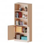 Conen Schrank, Tren unten (2 OH), abschliebar, oben 3 offene Fcher - Serie EVO180