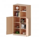 Conen Schrank ,Tren unten (3 OH), abschliebar, oben 2 offene Fcher, 120 cm Breite