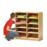 Conen Klassenzimmerregal 3 mit 15 Fchern in Dekor Buche