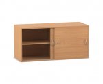 Flexeo Aufsatzschrank, 4 Fächer, Schiebtüren, Breite 126,4 cm  (Zoom)
