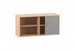 Flexeo Rollladen-Aufsatzschrank, 4 Fcher, Breite 126,4 cm
