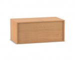 Flexeo Rollladen-Aufsatzschrank, 2 Fächer, Breite 94,4 cm  (Zoom)