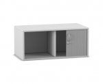 Flexeo Rollladen-Aufsatzschrank, 2 Fächer, Breite 94,4 cm  (Zoom)