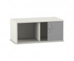 Flexeo Rollladen-Aufsatzschrank, 2 Fächer, Breite 94,4 cm  (Zoom)
