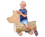 Betzold Baumstamm Tiere Rentier (Zoom)