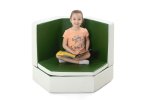 Wisdom Skog - Hexagon-Sofa, Höhe 25 cm, olivgrün  (Zoom)