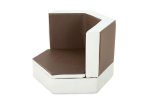 Wisdom Skog - Hexagon-Sofa, Höhe 25 cm, braun  (Zoom)