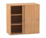 Flexeo Aufsatzschrank, 6 Fächer, Schiebetüren, Breite 94,4 cm  (Zoom)