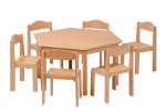 Dusyma Tischgruppe Giraffe