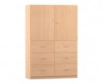 Flexeo Schrank, 6 Hängeregister, 6 Fächer, 2 Türen, Breite 126,4 cm  (Zoom)