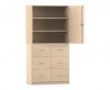Flexeo Schrank, 6 Hngeregister, 3 Fcher, 2 Tren, Breite 94,4 cm