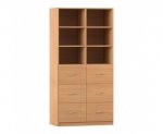 Flexeo Schrank, 6 Hängeregister, 6 Fächer, Mittelwand, Breite 94,4 cm  (Zoom)