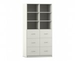 Flexeo Schrank, 6 Hängeregister, 6 Fächer, Mittelwand, Breite 94,4 cm  (Zoom)