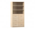 Flexeo Schrank, 6 Hngeregister, 3 Fcher, Breite 94,4 cm