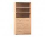 Flexeo Schrank, 6 Hängeregister, 3 Fächer, Breite 94,4 cm  (Zoom)