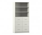 Flexeo Schrank, 6 Hängeregister, 3 Fächer, Breite 94,4 cm  (Zoom)