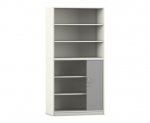 Flexeo Rollladenschrank, 6 Fächer, 1 Tür unten  (Zoom)