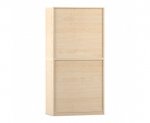 Flexeo Rollladenschrank, 12 Fächer, Mittelwand, 2 Türen, Breite 94,4 cm  (Zoom)