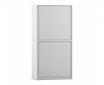 Flexeo Rollladenschrank, 12 Fächer, Mittelwand, 2 Türen, Breite 94,4 cm  (Zoom)