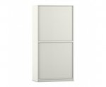 Flexeo Rollladenschrank, 12 Fächer, Mittelwand, 2 Türen, Breite 94,4 cm  (Zoom)