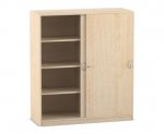 Flexeo Schiebetrenschrank, 8 Fcher, Mittelwand, Breite 126,4 cm
