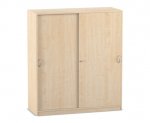 Flexeo Schiebetürenschrank, 8 Fächer, Mittelwand, Breite 126,4 cm  (Zoom)