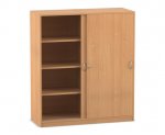 Flexeo Schiebetürenschrank, 8 Fächer, Mittelwand, Breite 126,4 cm  (Zoom)