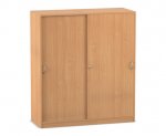 Flexeo Schiebetürenschrank, 8 Fächer, Mittelwand, Breite 126,4 cm  (Zoom)