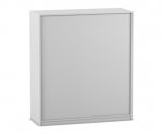 Flexeo Schiebetürenschrank, 8 Fächer, Mittelwand, Breite 126,4 cm  (Zoom)