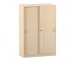 Flexeo Schiebetürenschrank, 8 Fächer, Mittelwand, Breite 94,4 cm  (Zoom)