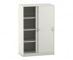 Flexeo Schiebetürenschrank, 8 Fächer, Mittelwand, Breite 94,4 cm  (Zoom)