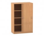 Flexeo Schiebetürenschrank, 4 Fächer, Breite 94,4 cm  (Zoom)