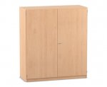 Flexeo Schrank, 8 Fächer, Mittelwand, 2 Türen, Breite 126,4 cm  (Zoom)