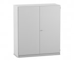 Flexeo Schrank, 8 Fächer, Mittelwand, 2 Türen, Breite 126,4 cm  (Zoom)