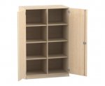 Flexeo Schrank, 8 Fcher, Mittelwand, 2 Tren, Breite 94,4 cm