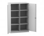 Flexeo Schrank, 8 Fächer, Mittelwand, 2 Türen, Breite 94,4 cm  (Zoom)