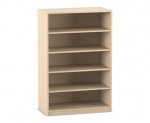 Flexeo Regal, 1 Reihe, 5 Fcher, mittelhoch