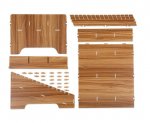 Betzold Handyparkplatz für Mobiltelefone, aus MDF  (Zoom)